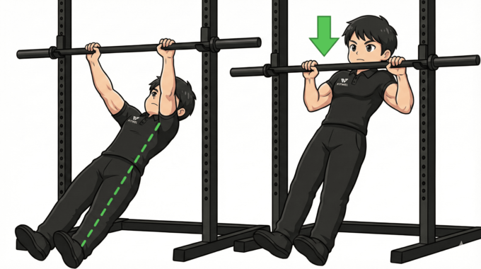 懸垂ができない人が10回できるようになるトレーニング3ステップ 