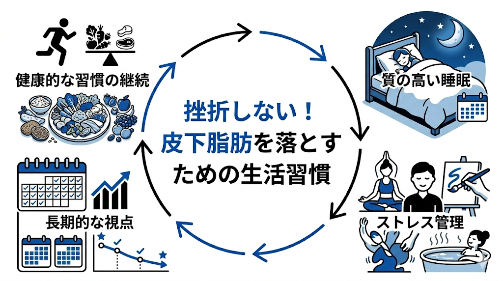 挫折しない！皮下脂肪を落とすための生活習慣