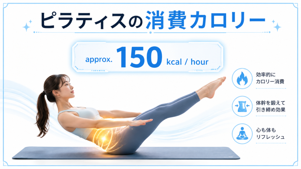 ピラティスの消費カロリーはどれくらい？